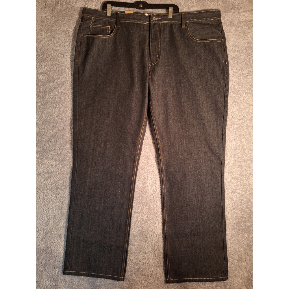 Ablanche New York Denim Jeans 50x34 Raw Black 8RD60B Straight Work Hip Hop NEW